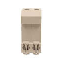 MCB Interruttore Magnetotermico Automatico Curva B 2P 2M 6000A B6A AC 400V IP20 IEC60898-1 SB6L