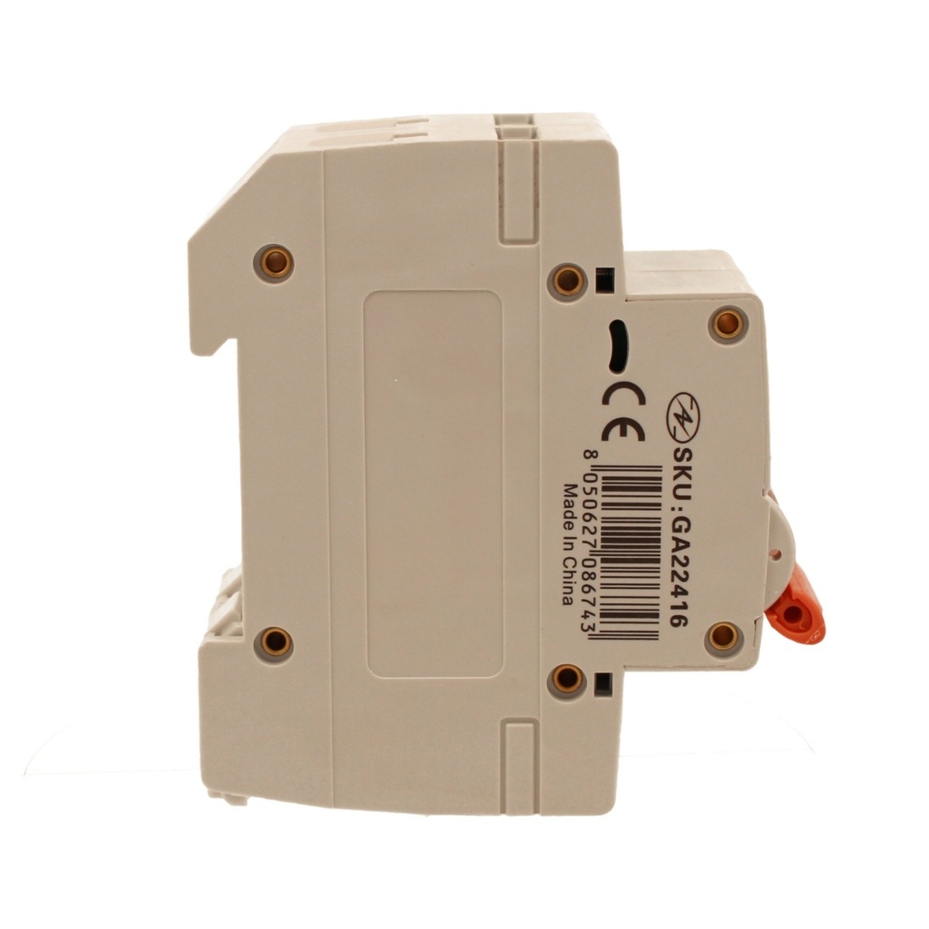 A2ZWORLD MCB Interruttore Magnetotermico Automatico Curva B 2P 2M 6000A B16A AC 400V IP20 IEC60898-1 SB6L