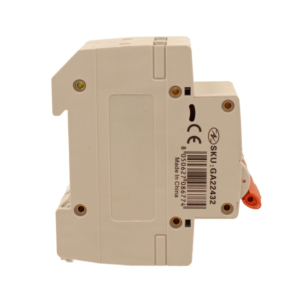 A2ZWORLD MCB Interruttore Magnetotermico Automatico Curva B 2P 2M 6000A B32A AC 400V IP20 IEC60898-1 SB6L