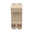 A2ZWORLD MCB Interruttore Magnetotermico Automatico Curva B 2P 2M 6000A B32A AC 400V IP20 IEC60898-1 SB6L