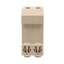 A2ZWORLD MCB Interruttore Magnetotermico Automatico Curva B 2P 2M 6000A B40A AC 400V IP20 IEC60898-1 SB6L