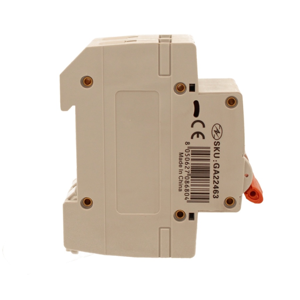 A2ZWORLD MCB Interruttore Magnetotermico Automatico Curva B 2P 2M 6000A B63A AC 400V IP20 IEC60898-1 SB6L