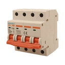A2ZWORLD MCB Interruttore Magnetotermico Automatico Curva B 4P 4M 6000A B10A AC 400V IP20 IEC60898-1 SB6L