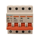 A2ZWORLD MCB Interruttore Magnetotermico Automatico Curva B 4P 4M 6000A B16A AC 400V IP20 IEC60898-1 SB6L