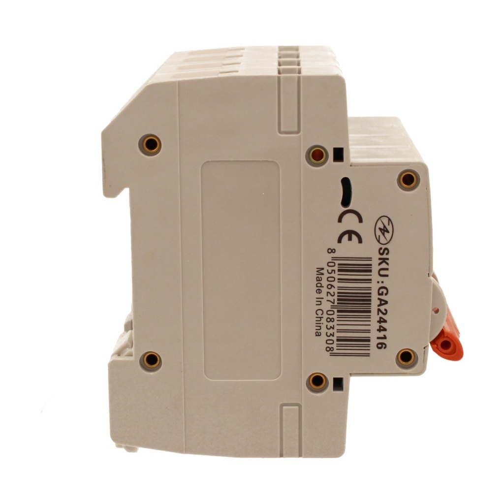 A2ZWORLD MCB Interruttore Magnetotermico Automatico Curva B 4P 4M 6000A B16A AC 400V IP20 IEC60898-1 SB6L