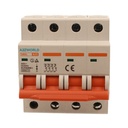 A2ZWORLD MCB Interruttore Magnetotermico Automatico Curva B 4P 4M 6000A B25A AC 400V IP20 IEC60898-1 SB6L