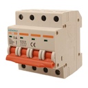 A2ZWORLD MCB Interruttore Magnetotermico Automatico Curva B 4P 4M 6000A B32A AC 400V IP20 IEC60898-1 SB6L