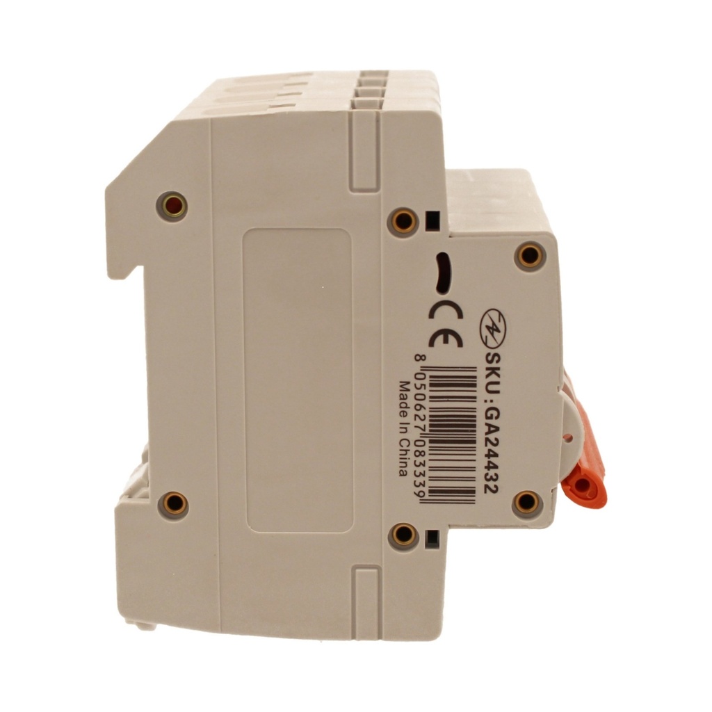 A2ZWORLD MCB Interruttore Magnetotermico Automatico Curva B 4P 4M 6000A B32A AC 400V IP20 IEC60898-1 SB6L