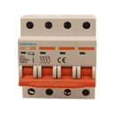 A2ZWORLD MCB Interruttore Magnetotermico Automatico Curva B 4P 4M 6000A B50A AC 400V IP20 IEC60898-1 SB6L