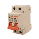 A2ZWORLD MCB Interruttore Magnetotermico Automatico Curva C 2P 2M 6000A C10A AC 400V IP20 IEC60898-1 SB6L