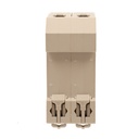 A2ZWORLD MCB Interruttore Magnetotermico Automatico Curva C 2P 2M 6000A C10A AC 400V IP20 IEC60898-1 SB6L