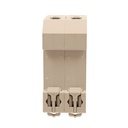 A2ZWORLD MCB Interruttore Magnetotermico Automatico Curva C 2P 2M 6000A C16A AC 400V IP20 IEC60898-1 SB6L
