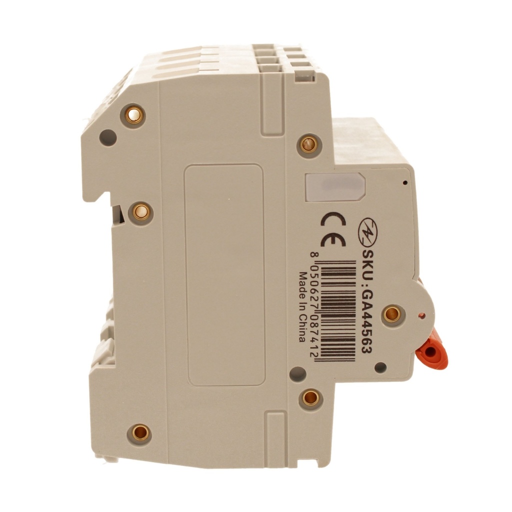A2ZWORLD MCB Interruttore Magnetotermico Automatico Curva D 4P 4M 10000A D63A AC 400V IP20 IEC60898-1 PB8H