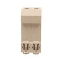 A2ZWORLD MCB Interruttore Magnetotermico Automatico Curva C 2P 2M 6000A C20A AC 400V IP20 IEC60898-1 SB6L