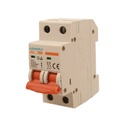 A2ZWORLD MCB Interruttore Magnetotermico Automatico Curva C 2P 2M 6000A C50A AC 400V IP20 IEC60898-1 SB6L
