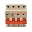 A2ZWORLD MCB Interruttore Magnetotermico Automatico Curva D 4P 4M 10000A D32A AC 400V IP20 IEC60898-1 PB8H