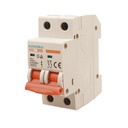 MCB Interruttore Magnetotermico Automatico Curva C 2P 2M 6000A C63A AC 400V IP20 SB6L