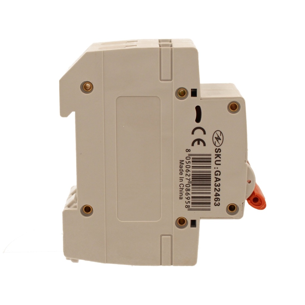 A2ZWORLD MCB Interruttore Magnetotermico Automatico Curva C 2P 2M 6000A C63A AC 400V IP20 IEC60898-1 SB6L