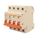 A2ZWORLD MCB Interruttore Magnetotermico Automatico Curva D 4P 4M 10000A D25A AC 400V IP20 IEC60898-1 PB8H