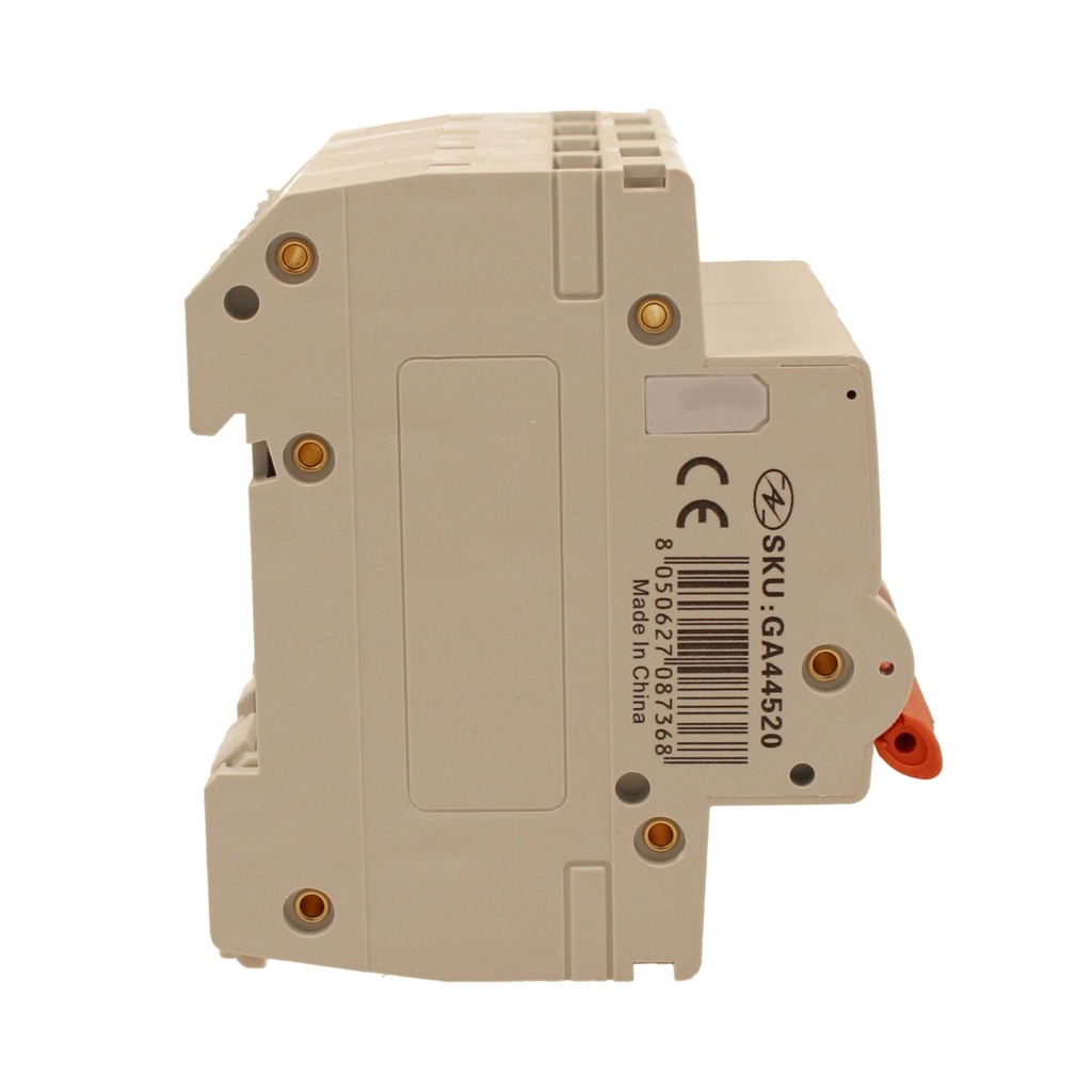 A2ZWORLD MCB Interruttore Magnetotermico Automatico Curva D 4P 4M 10000A D20A AC 400V IP20 IEC60898-1 PB8H