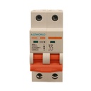 A2ZWORLD MCB Interruttore Magnetotermico Automatico Curva D 2P 2M 10000A D63A AC 400V IP20 IEC60898-1 PB8H