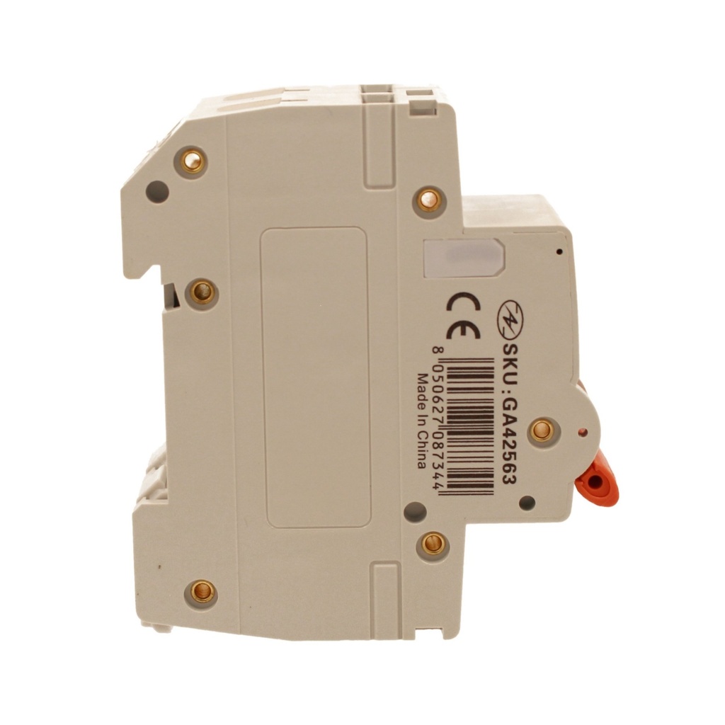 A2ZWORLD MCB Interruttore Magnetotermico Automatico Curva D 2P 2M 10000A D63A AC 400V IP20 IEC60898-1 PB8H