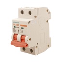 MCB Interruttore Magnetotermico Automatico Curva D 2P 2M 10000A D50A AC 400V IP20 PB8H