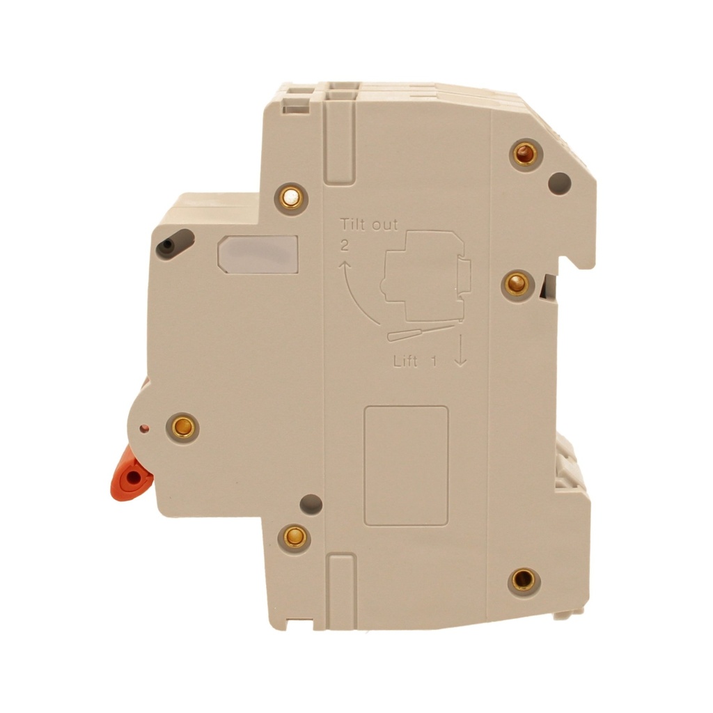 A2ZWORLD MCB Interruttore Magnetotermico Automatico Curva D 2P 2M 10000A D50A AC 400V IP20 IEC60898-1 PB8H