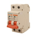 MCB Interruttore Magnetotermico Automatico Curva C 2P 2M 10000A C10A AC 400V IP20 IEC60898-1 PB8H