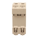 A2ZWORLD MCB Interruttore Magnetotermico Automatico Curva D 2P 2M 10000A D40A AC 400V IP20 IEC60898-1 PB8H