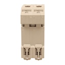 MCB Interruttore Magnetotermico Automatico Curva D 2P 2M 10000A D40A AC 400V IP20 IEC60898-1 PB8H