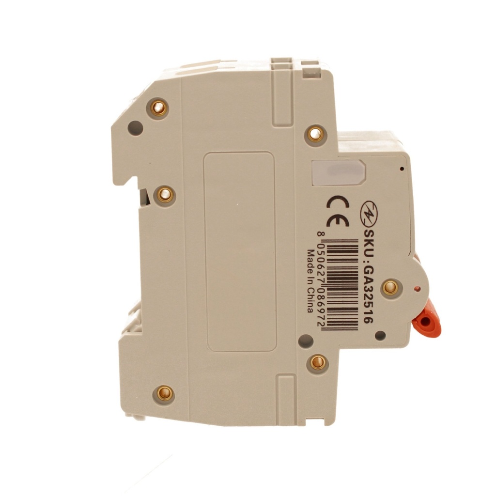 A2ZWORLD MCB Interruttore Magnetotermico Automatico Curva C 2P 2M 10000A C16A AC 400V IP20 IEC60898-1 PB8H