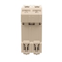 MCB Interruttore Magnetotermico Automatico Curva C 2P 2M 10000A C16A AC 400V IP20 IEC60898-1 PB8H