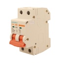 A2ZWORLD MCB Interruttore Magnetotermico Automatico Curva D 2P 2M 10000A D32A AC 400V IP20 IEC60898-1 PB8H