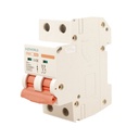 MCB Interruttore Magnetotermico Automatico Curva D 2P 2M 10000A D32A AC 400V IP20 PB8H