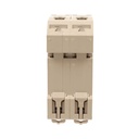 MCB Interruttore Magnetotermico Automatico Curva C 2P 2M 10000A C20A AC 400V IP20 IEC60898-1 PB8H