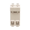 MCB Interruttore Magnetotermico Automatico Curva C 2P 2M 10000A C20A AC 400V IP20 PB8H