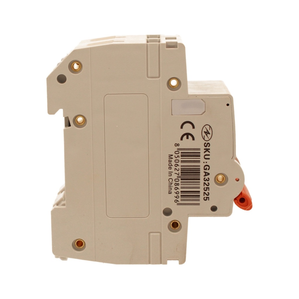 A2ZWORLD MCB Interruttore Magnetotermico Automatico Curva C 2P 2M 10000A C25A AC 400V IP20 IEC60898-1 PB8H