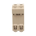 A2ZWORLD MCB Interruttore Magnetotermico Automatico Curva C 2P 2M 10000A C25A AC 400V IP20 IEC60898-1 PB8H