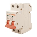 MCB Interruttore Magnetotermico Automatico Curva D 2P 2M 10000A D25A AC 400V IP20 PB8H