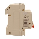 A2ZWORLD MCB Interruttore Magnetotermico Automatico Curva D 2P 2M 10000A D25A AC 400V IP20 IEC60898-1 PB8H