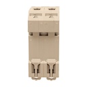 A2ZWORLD MCB Interruttore Magnetotermico Automatico Curva D 2P 2M 10000A D25A AC 400V IP20 IEC60898-1 PB8H