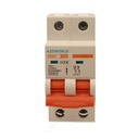 A2ZWORLD MCB Interruttore Magnetotermico Automatico Curva C 2P 2M 10000A C32A AC 400V IP20 IEC60898-1 PB8H