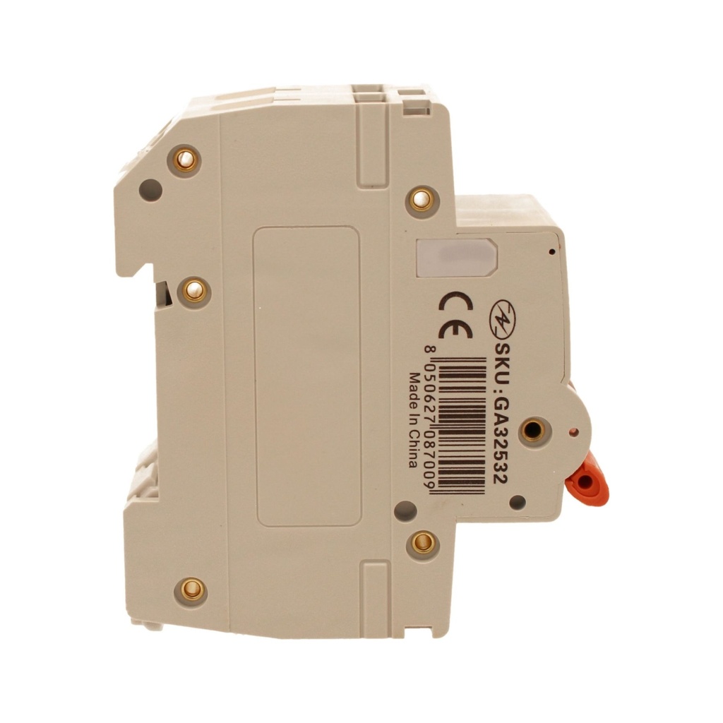 MCB Interruttore Magnetotermico Automatico Curva C 2P 2M 10000A C32A AC 400V IP20 IEC60898-1 PB8H