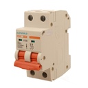 MCB Interruttore Magnetotermico Automatico Curva C 2P 2M 10000A C40A AC 400V IP20 IEC60898-1 PB8H