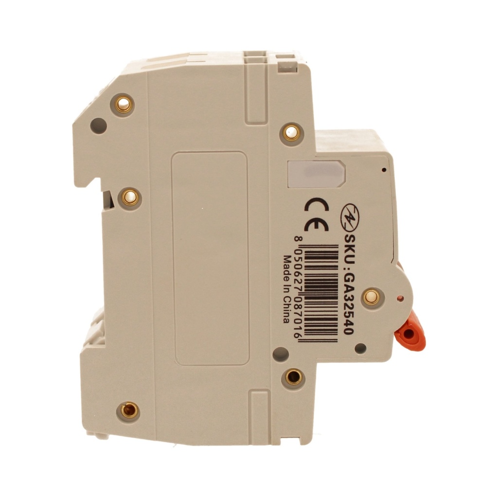 A2ZWORLD MCB Interruttore Magnetotermico Automatico Curva C 2P 2M 10000A C40A AC 400V IP20 IEC60898-1 PB8H
