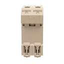 MCB Interruttore Magnetotermico Automatico Curva C 2P 2M 10000A C40A AC 400V IP20 IEC60898-1 PB8H