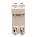 MCB Interruttore Magnetotermico Automatico Curva C 2P 2M 10000A C50A AC 400V IP20 PB8H