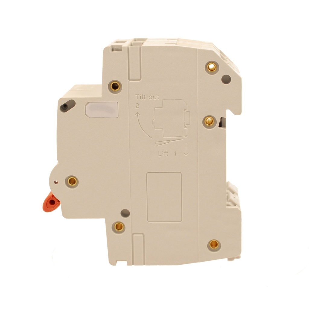 A2ZWORLD MCB Interruttore Magnetotermico Automatico Curva D 2P 2M 10000A D16A AC 400V IP20 IEC60898-1 PB8H