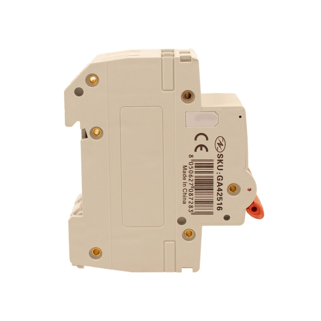 MCB Interruttore Magnetotermico Automatico Curva D 2P 2M 10000A D16A AC 400V IP20 IEC60898-1 PB8H